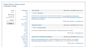 Etudes Web et référencement